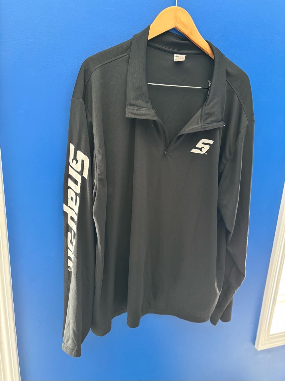{Snap-on} Black Polyester T-Shirt (XXL)